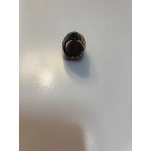 Nwt- Zara ANIMAL PRINT OVAL MAXI RING-S - Picture 4 of 6